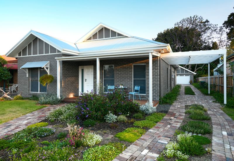 Project Home Gable Facade in Newcastle