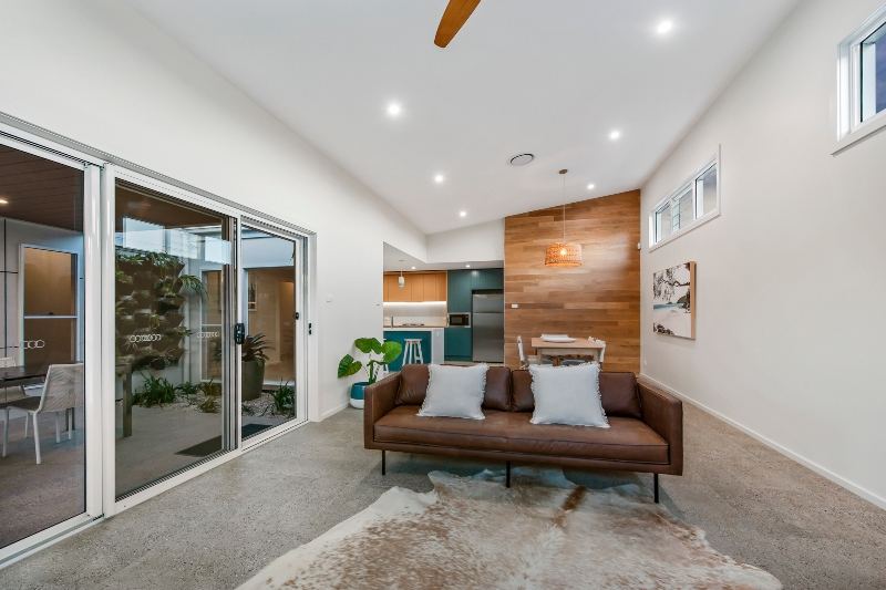 lounge room with natural light