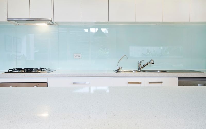 Glass Splash Back in Kitchen