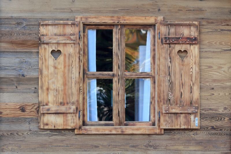 Shutters with Love Hearts