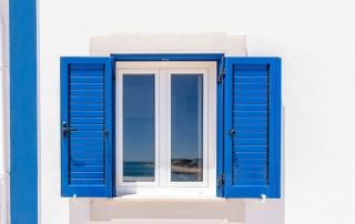 Window Shutters Blue