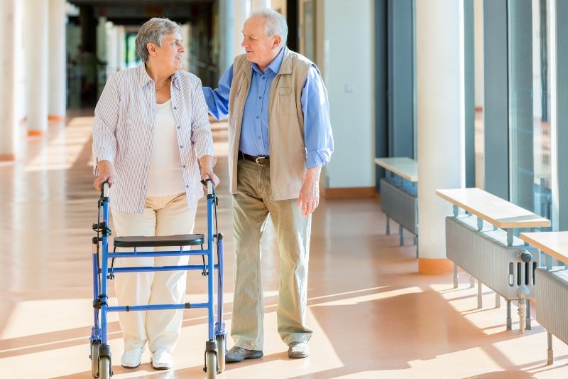 Elderly couple