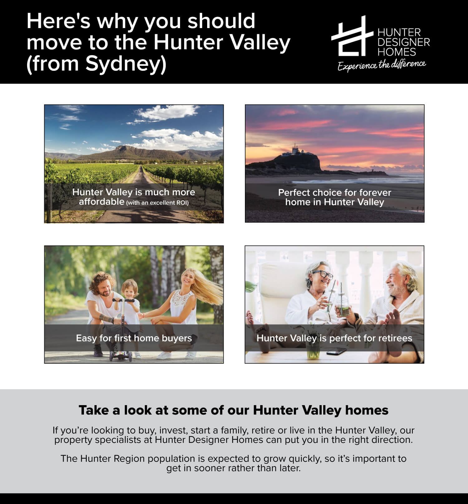 reasons to move to the hunter region